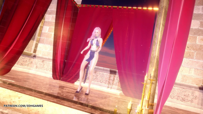 3D-Hentai Games: [MMD] Loona - PTT (dipingi la città) sexy spogliarello Ahri Akali Seraphine...