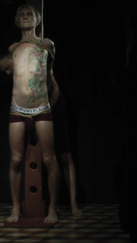 Nicky Tied to Pillar and Electro Paddl Tis1