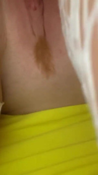 Omg! Big Cock Stranger Fuck My Pussy Under Skirt Right in Subway