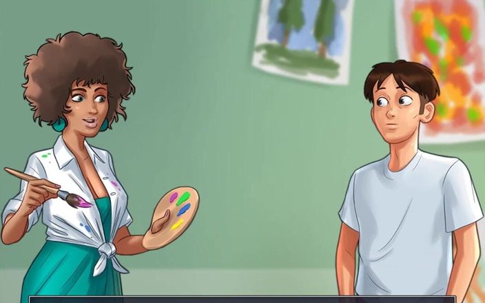Miss Kitty 2K: Summertime Saga Reworked - 6 Officer Has Bad News by Misskitty2k
