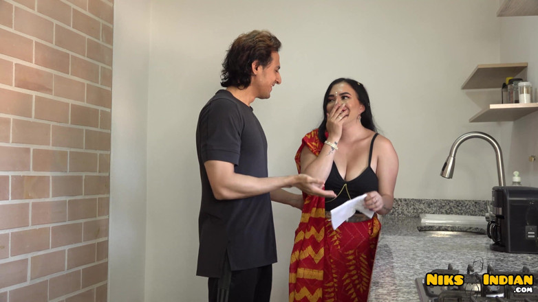 Niks Indian: Shy Big Boobs MILF Bhabhi Fucked Hard by Devar