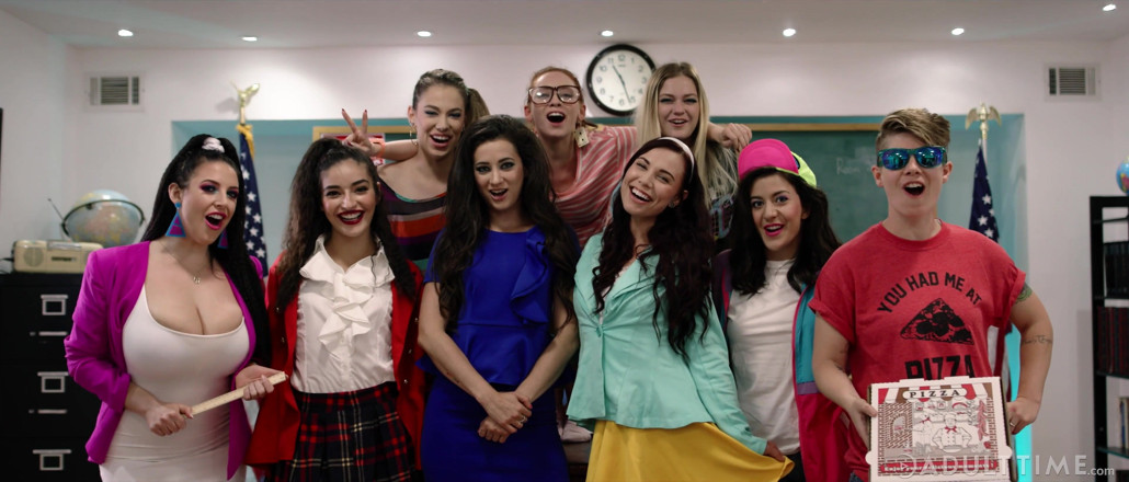 Adult Time: GIRLCORE - Private college- Lesbian orgy
