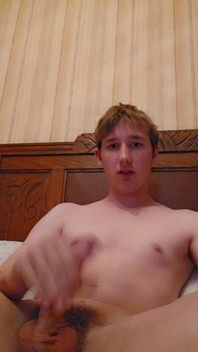 The 18 Year Old Guy Jerks off and It Feels Good