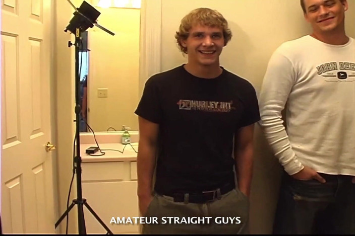 Jay's Amateur Straight Guys: "Marcus's monsterfleisch!!" (Ficken inklusive): Gebaut wie ein Tank und seine Fleischkanone...
