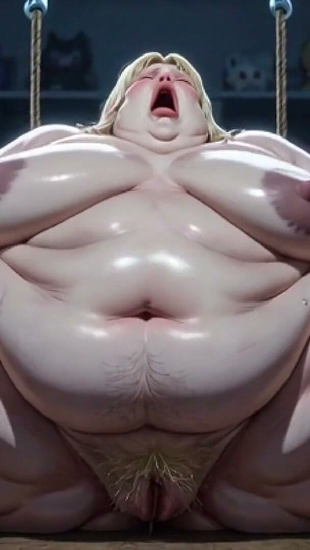 YOUR BEST FANTASY: 巨大的ssbbw在紧绳束缚 - 在发情中呻吟和挣扎