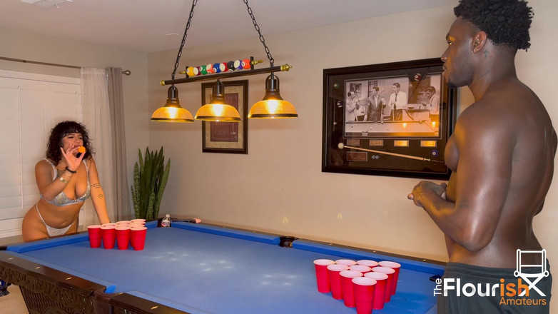 The Flourish XXX: Kitty Kewpie Loses at Pong Red Cups to Damson