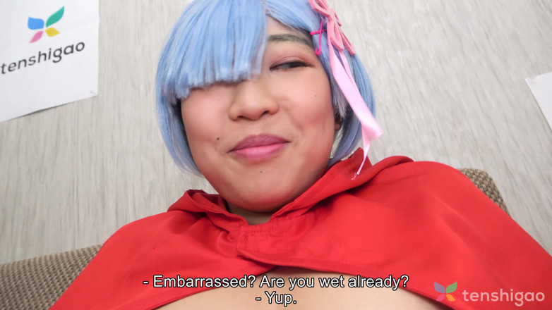 Tenshigao: Riho Machida jest w swoim kostiumie anime, kiedy odwiedza nas...