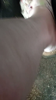 Pédaler Avec Des Chaussures Birkenstock
