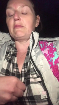 Got My Tits Out to Try and Cool Down Whilst Walking at Night
