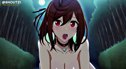 Shoutzi Anime Hentai3D Uncensored: Momo Ayase Dandadan 4k60fps, cuida do seu pau, punheta, vaqueira, chupa...