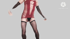 Sexy Crossdresser Trans Shemale Dancing Erotic