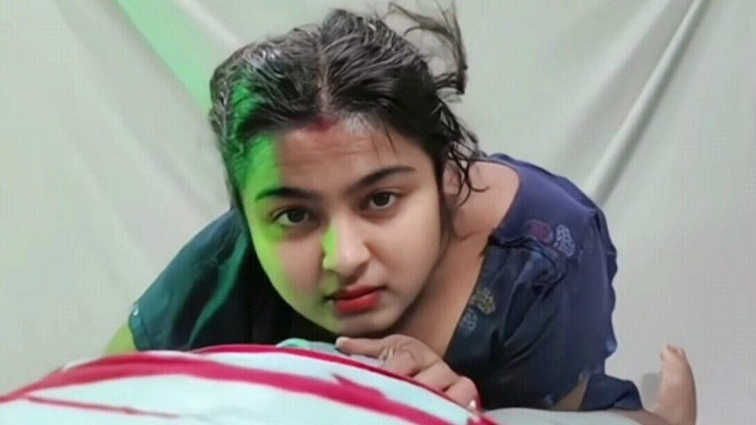 Step Sister and Stepbrother Shared Bed and Hard Rough Fuck - Hindi Audio (Puja bhabhi world)