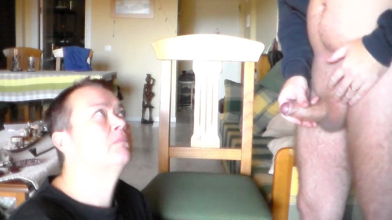 Sex hub couple: John geeft Jen een grote lading sperma in het gezicht