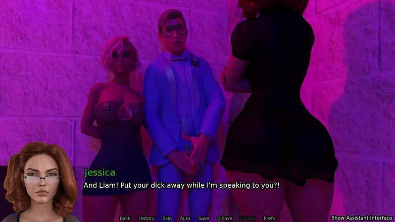 Studio-77: 배다른 여동생 애널 섹스 - 섹스봇 포르노 게임