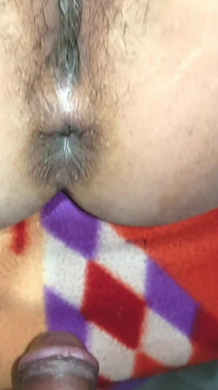 Quickly Hard Anal Sex with Sexy Maid, Moaning at Night