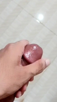 Pre Cum as Lubricant to Masturbate