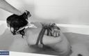Bdsmlovers91: एक सांस राजकुमारी ले लो! बाथटब बंधन