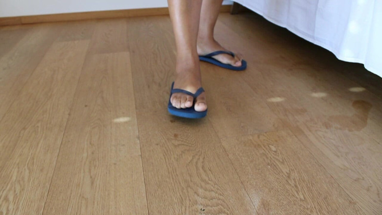 Natural-Woman-Silke: Moje stopy w klapkach