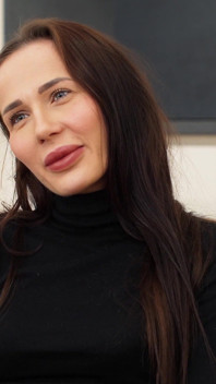Séc brunette nicole tình yêu phỏng vấn