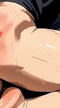 Sesja klapsów dla okrągłych męskich pośladków. Yaoi 3D Animacja Hentai.