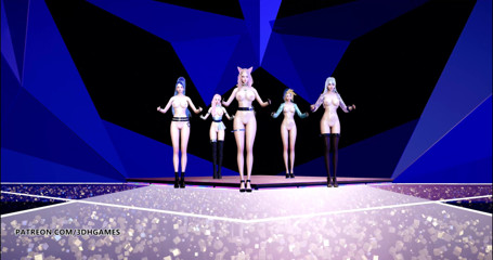 3D-Hentai Games: [MMD] STAYC - Такой плохой голый танец, 4k 60 кадров в секунду