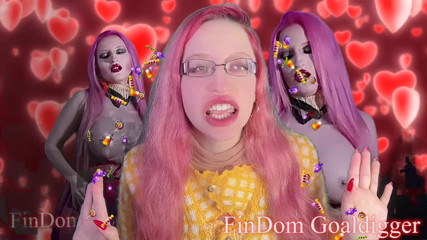 FinDom Goaldigger: Transformação de batom laranja para o suéter