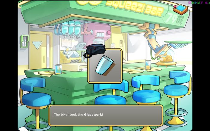 Porny Games: Space Rescue: Code Pink (v12.5) - Motociclista com Belas Tatuagens