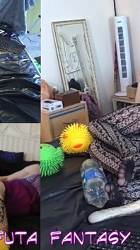 Self Fisting i wstawiania zabawek rozgrzewają się w strumieniu