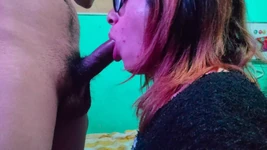 Blowjob and Deep Throat a Big Cock