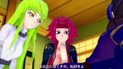 Wraith ward: CC a Kallen se baví s Lelouchem: Code Geass Parodie
