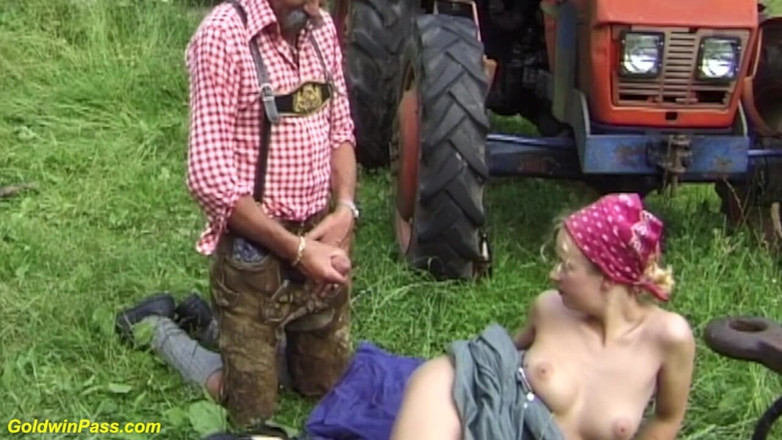 Goldwin pass: Schamloser outdoor-porno mit stieftochter