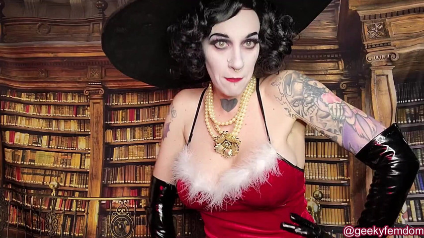 Lady Dimitrescu Holiday Gift (Geeky femdom)