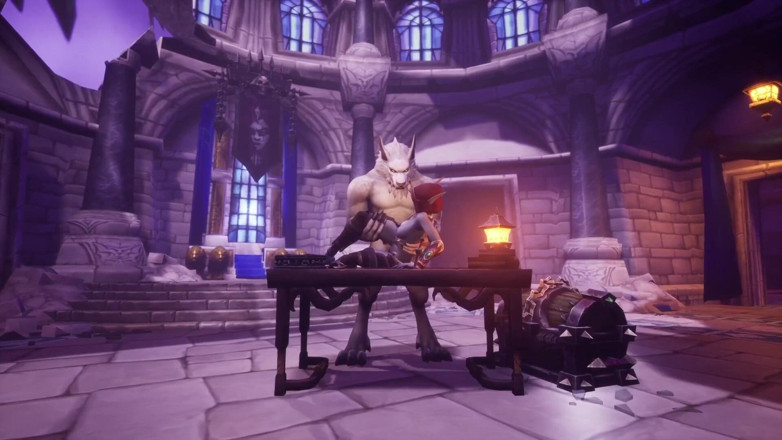 Wraith ward: Werewolf leva elfo noturno por trás