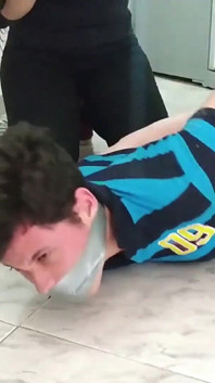 Stepmom and Stepdaughter Get Bondage Revenge on Thieving Guy