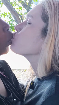 During a Get-together with a Female Friend, We Gave in to Our Mutual Desire and Kissed Passionately.