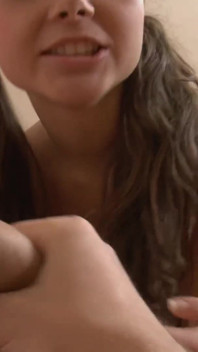 Sexy teen with small tits gets anally screwed