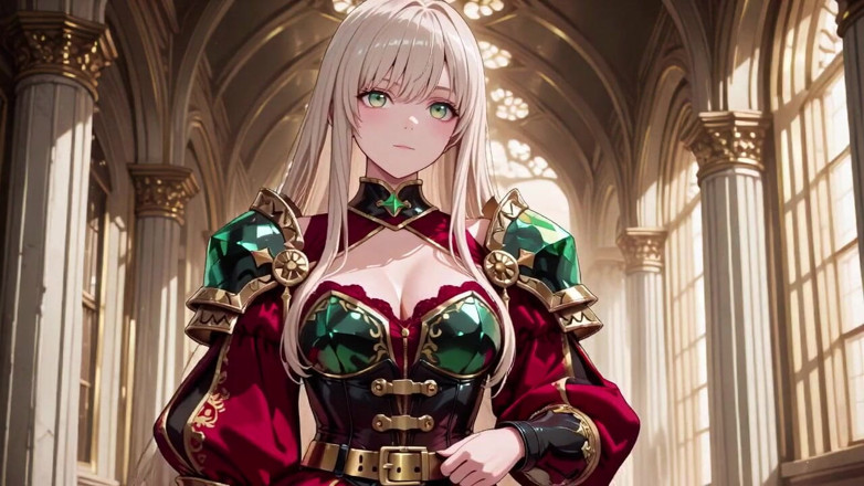 Tay Swift X: Zakázaná fantazie v červené a zelené pancíři! Blonde Knight Lounge svůdně,...