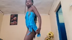 Sexy Pussy Dancing by Horny Ebony Pearl Keysha