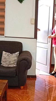 Housewife Pays Pizza Delivery Guy with Her Pussy Fucking