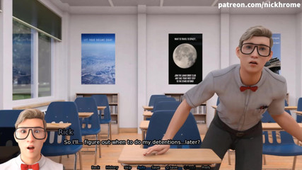 Visual Novels: SexBot 59 - jerking off on video call