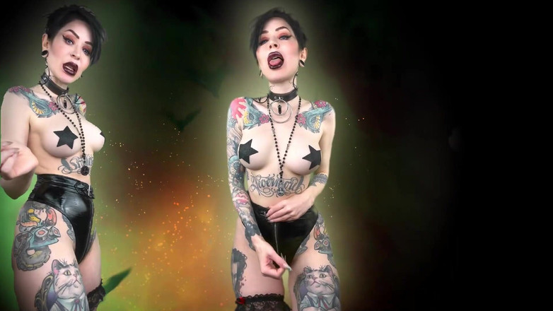 Baal Eldritch: Goon pro tvou gotickou bohyni - Gooner, Goon, Halloween, Goth, Černé rty