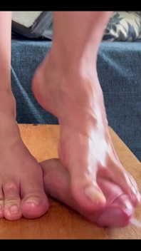Cock Squeeze and Footjob Ep 20