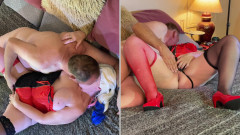 Carmen Angel: Nenek harley quinn: memek becek penjahat ini lagi asik muasin...