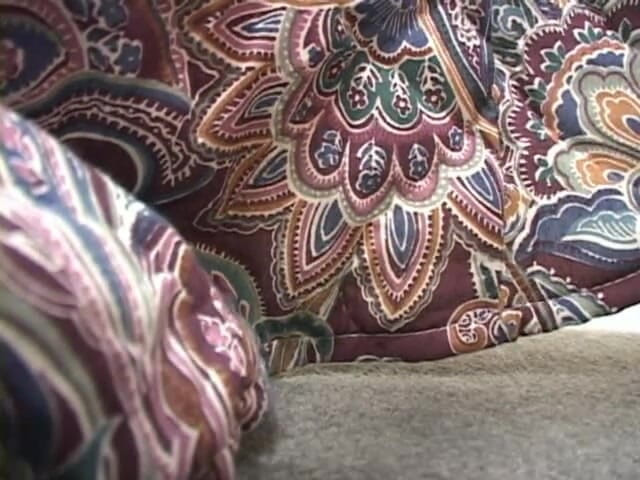 Radical: Sexy babe enjoys hardcore gangbang action