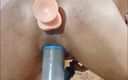 Kamu: Anale dildo pik masturbatie
