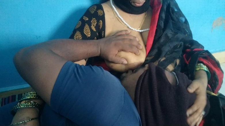 Benita sweety: Chubby Akka Milk Feeding Step Brother. Big Milk Tanker