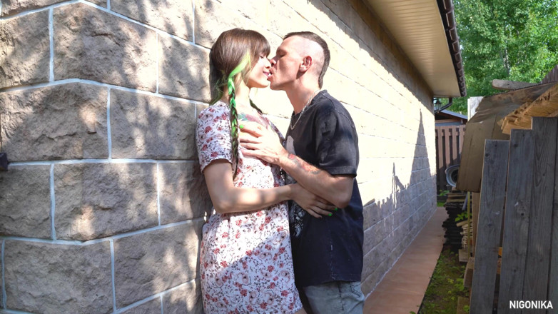 NIGONIKA: Neighbor Tinka Mad Maura Fucks Behind the Garage While Parents...