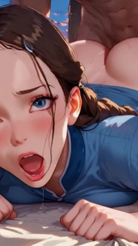 アニメ愛:掃除婦が私のチンコを見て、我慢できない。