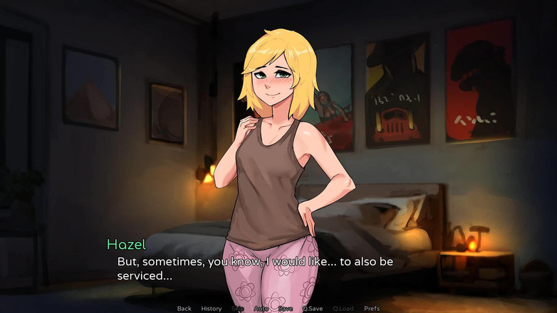 Futavision: Hazelnut Latte : une trans suce son patron sous la table...