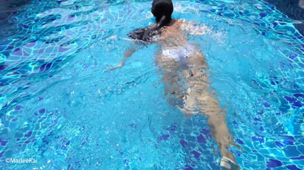 Marlee Kai: Thai girl sucks cock at the pool